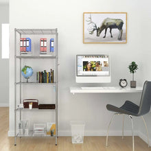 Load image into Gallery viewer, 5 tier Unit Adjustable Heavy-duty Metal Free Standing Shelf
