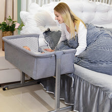 Load image into Gallery viewer, 3-in-1 Baby Bedside Co-Sleeper Bassinet
