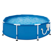 Load image into Gallery viewer, 8&#39; x 30&quot; Outdoor Activity Round Frame Above Ground Swimming Pool Set
