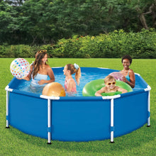 Load image into Gallery viewer, 8&#39; x 30&quot; Outdoor Activity Round Frame Above Ground Swimming Pool Set
