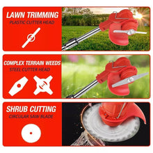 Load image into Gallery viewer, Cordless Electric Weed Lawn Edger Grass String Trimmer
