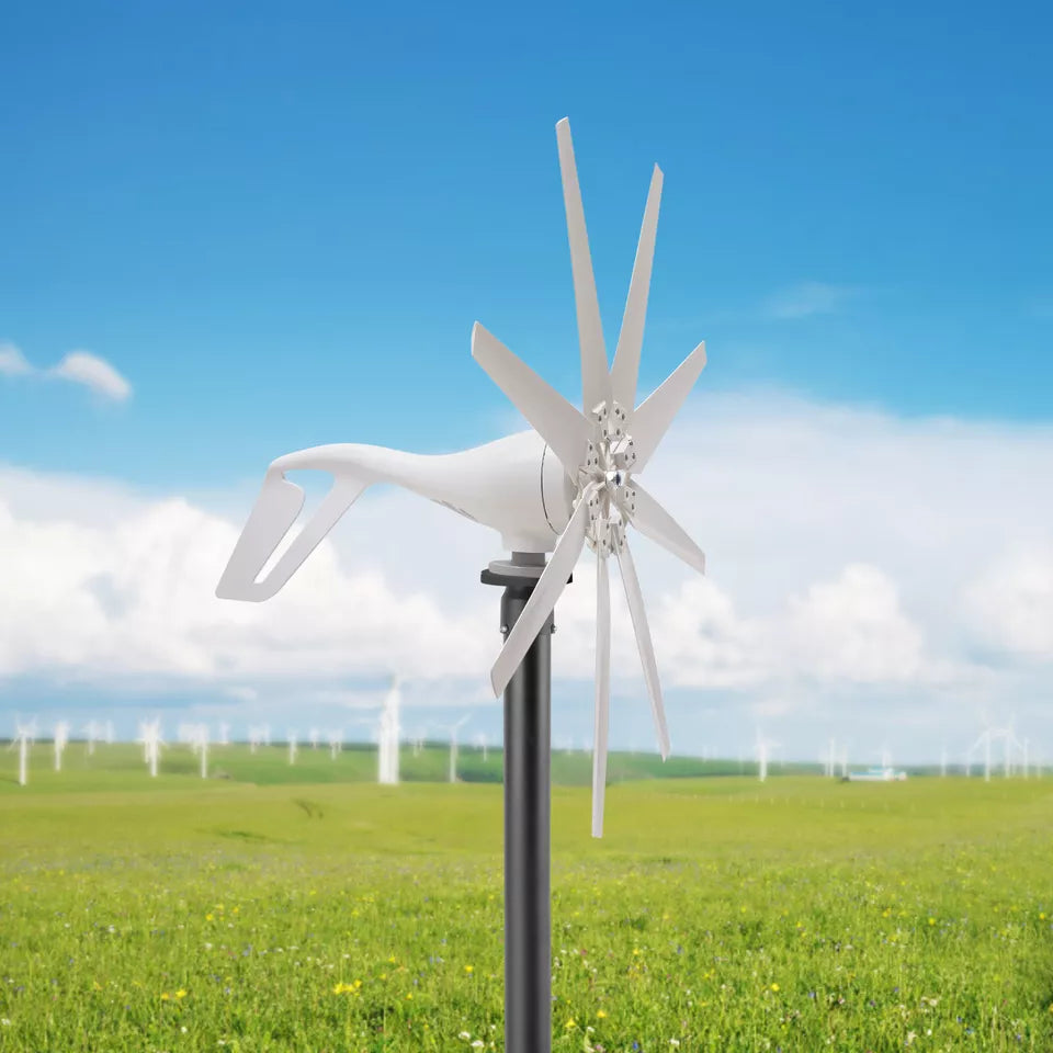 8 Blades Wind Turbine Generator for Home