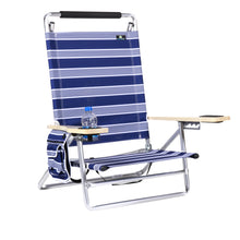 Load image into Gallery viewer, Portable Foldable Aluminum Reclining Beach Sun Bathing Lounge Chair

