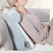 Load image into Gallery viewer, Cozy Memory Foam Sleeping Acid Reflux Aid Wedge Pillow
