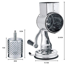 Load image into Gallery viewer, Multi-Functional Kitchen Rotary Food Grater/Shredder/Slicer
