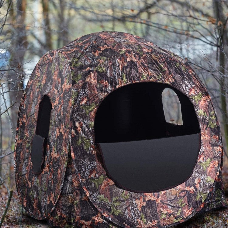 Portable Outdoors Camouflage Ground Deer Hunting Blind Enclosure