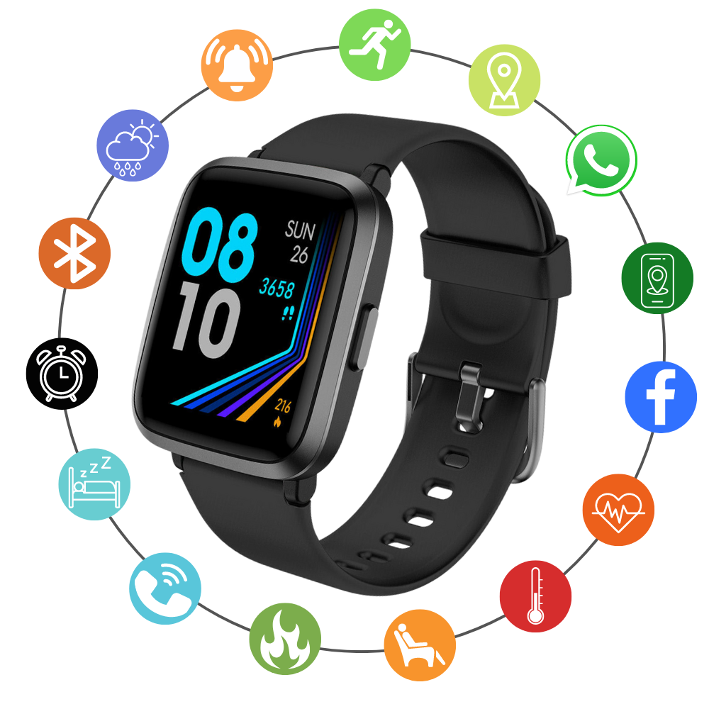 Modern Blood Pressure Health Monitor Smart Fitness Watch