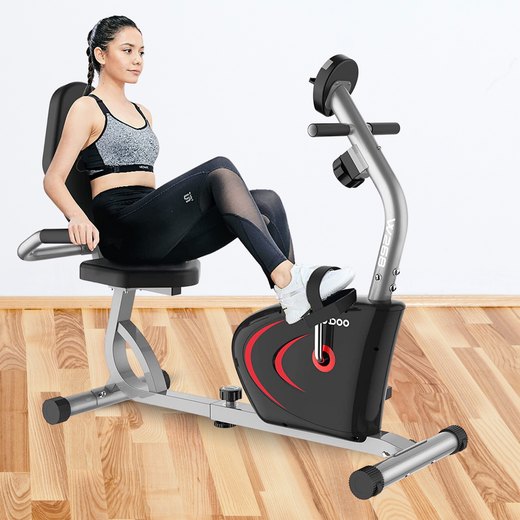 Exclusive Indoor Electric Home Gym Stationary Recumbent Exercise Fitness Bike