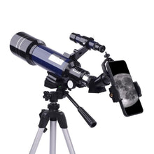 Load image into Gallery viewer, Space Telescope Pro for Beginners Equipped with 150X magnification and 3X Barlow lens Blue
