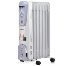 Load image into Gallery viewer, Powerful Oil Filled Freestanding Radiator Heater 1500W
