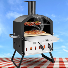 Load image into Gallery viewer, Large Tabletop Outdoor Wood Fired Backyard DIY Pizza Oven
