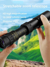 Load image into Gallery viewer, 4K 10-300X40mm Super Telephoto Zoom Monocular Telescope
