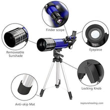 Load image into Gallery viewer, Space Telescope Pro for Beginners Equipped with 150X magnification and 3X Barlow lens Blue
