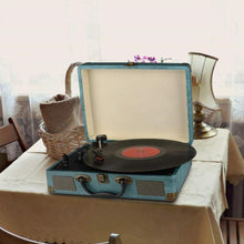 Load image into Gallery viewer, Portable Vinyl Record Player Portable Modern Retro Turntable
