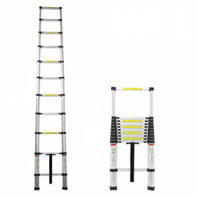 Load image into Gallery viewer, Compact Telescoping Attic Access Folding Ladder Loft Stairs
