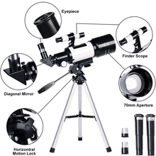 Load image into Gallery viewer, Professional Astronomical Telescope - Moon-Watching W/ Tripod Table Present - 150x Zoom
