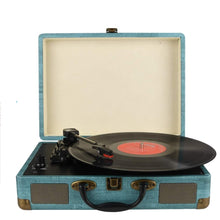 Load image into Gallery viewer, Portable Vinyl Record Player Portable Modern Retro Turntable
