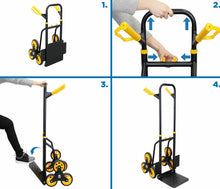 Load image into Gallery viewer, Heavy Duty Stair Climbing Convertible Hand Truck Dolly
