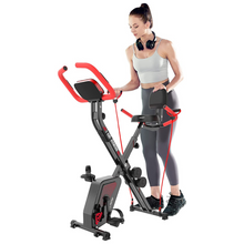 Load image into Gallery viewer, Space Saving Upper / Lower Body Motion Recumbent Exercise Bike
