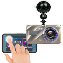 Load image into Gallery viewer, Wireless Front And Rear Dash Cam Dashboard Camera For Car With Night Vision
