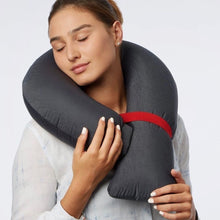 Load image into Gallery viewer, Portable Inflatable Ergonomic Airplane Travel Neck Pillow 2 PCS
