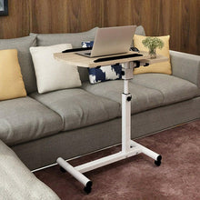 Load image into Gallery viewer, Premium Adjustable Over Bed Table Rolling Height Angle Stand
