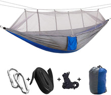 Load image into Gallery viewer, All-In-One Double Person Lightweight Backpacking Camping Hammock Tent With Mosquito Net
