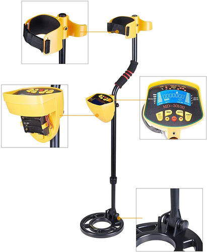 Hunter B7 Professional Gold Metal Detector | Underwater Metal Detector With LCD Display - Until Times Up