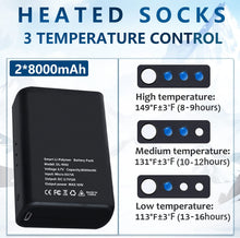 Load image into Gallery viewer, Electric Battery-Operated Rechargeable Self-Heating Heated Socks For Men And Women
