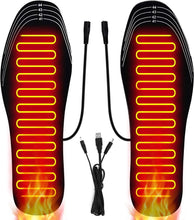 Load image into Gallery viewer, Thermal Electric Heated Foot Insoles For Shoes Boots And Hunting
