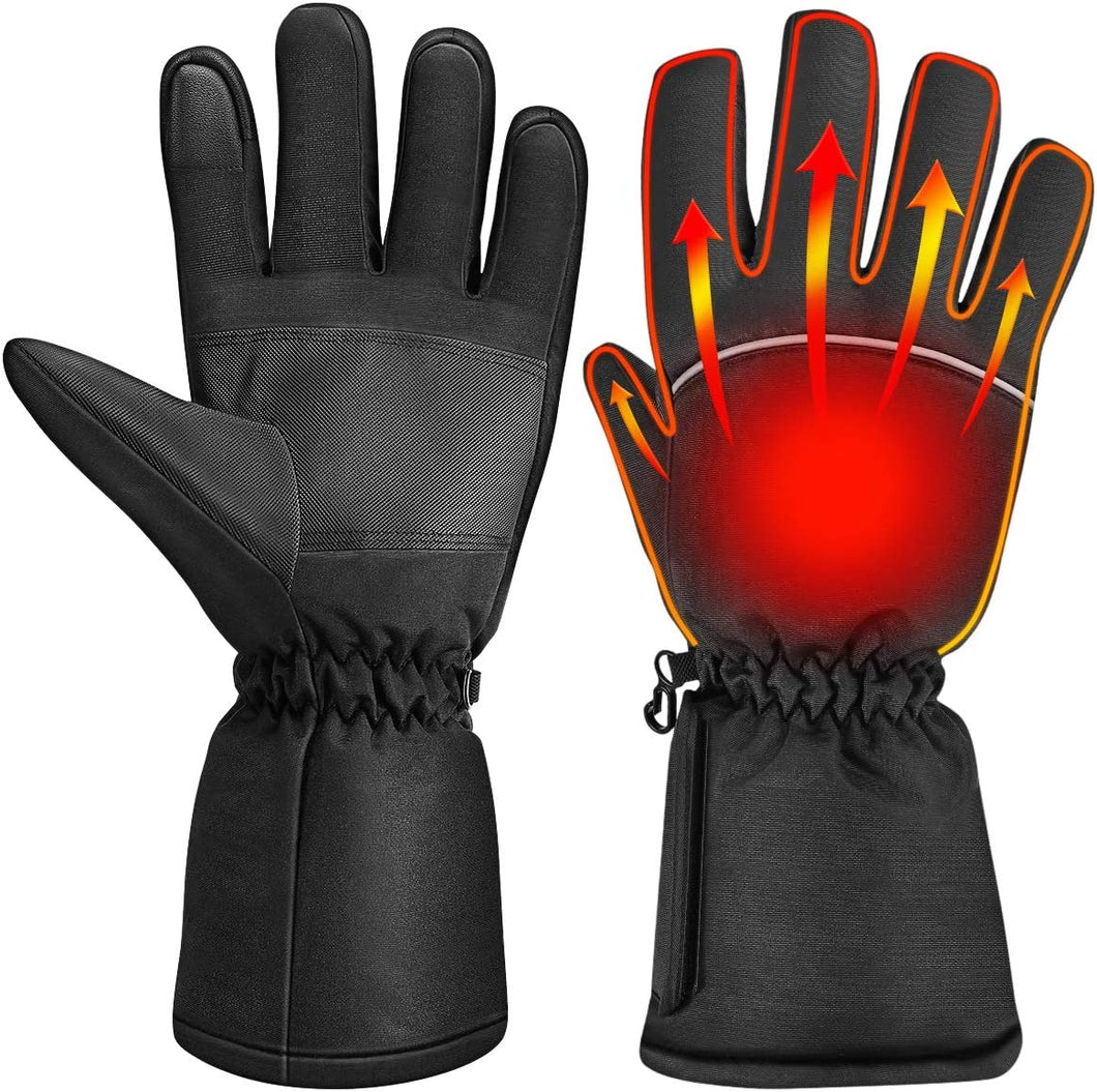 Electric Battery Operated USB Rechargeable Hand Warming Heated Gloves For Men And Women  - Motorcycle Cycling Hunting Skiing