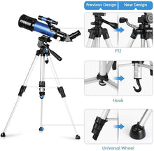 Load image into Gallery viewer, 70mm 67x Magnification Telescope With Adjustable Tripod - Until Times Up
