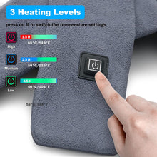 Load image into Gallery viewer, Smart Self Heating Usb Rechargeable Heated Neck Warming Scarf
