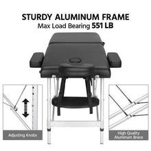 Load image into Gallery viewer, Aluminum Massage Tables With Adjustable Height
