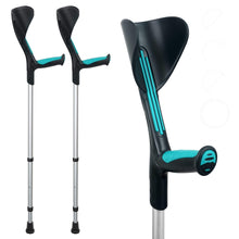 Load image into Gallery viewer, Ergonomic Adjustable Adult Forearm Walking Handicap Crutches 2 PC
