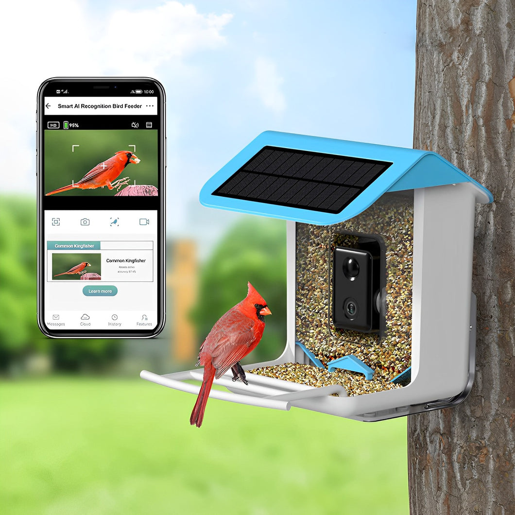AI-Powered WIFI Smart Bird Feeder Camera