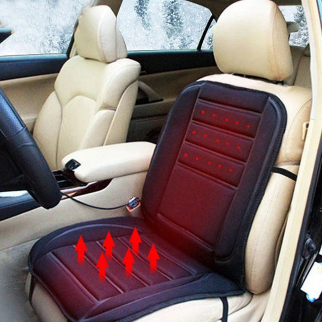 Full Coverage Heated Winter Car Seat Warmer Cushion Pad