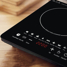 Load image into Gallery viewer, Portable Electric Countertop Single Burner Induction Cooktop Stove
