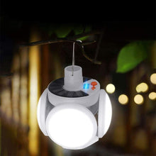 Load image into Gallery viewer, Solar Powered USB Rechargeable Outdoors LED Camping Tent Lantern Light
