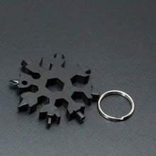 Load image into Gallery viewer, 18 In 1 Snowflake Tactical Keychain Multi Tool
