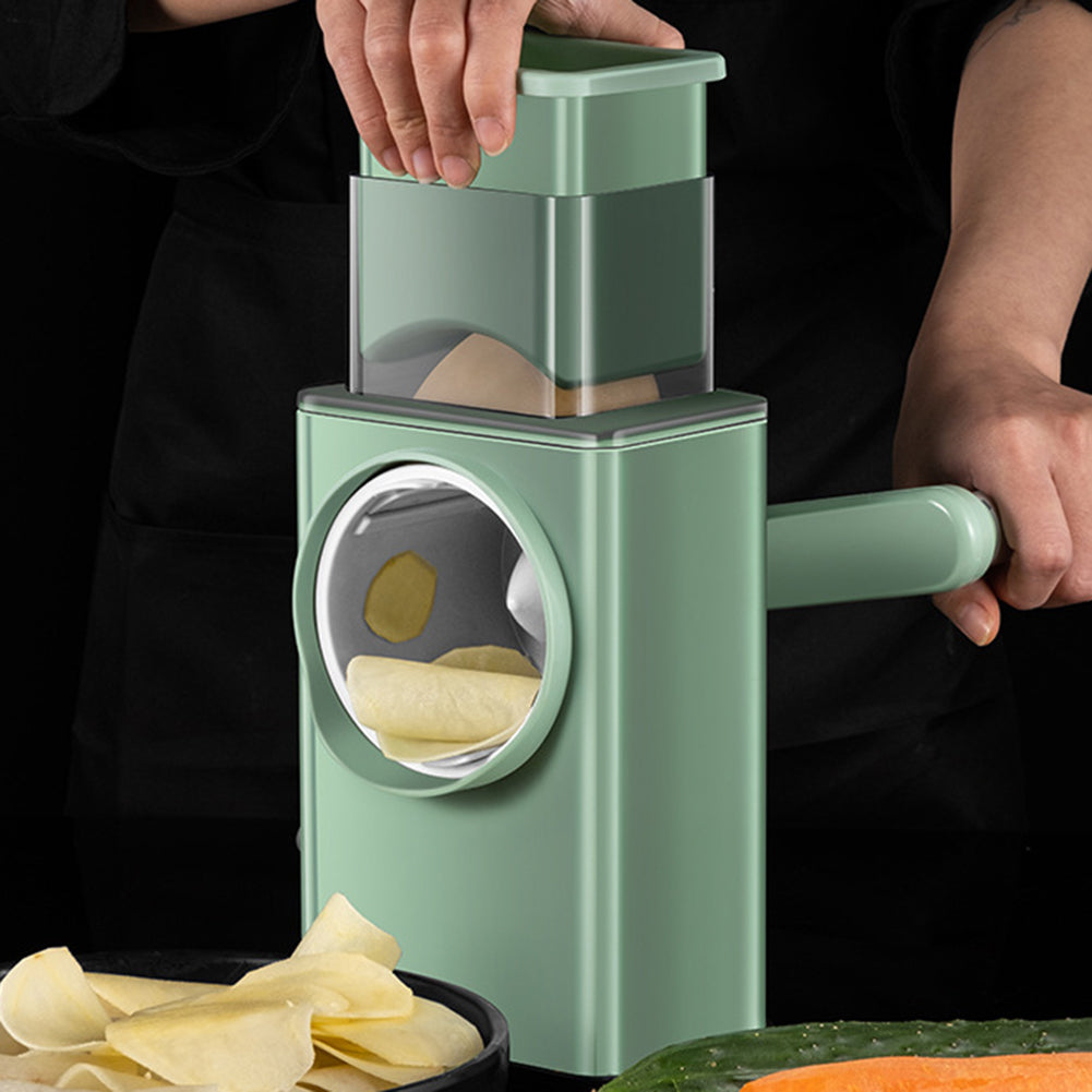 Shreader Tabletop Heavy Duty Manual Rotary Tabletop Vegetable Julienne Cutter Slicer Shr ...