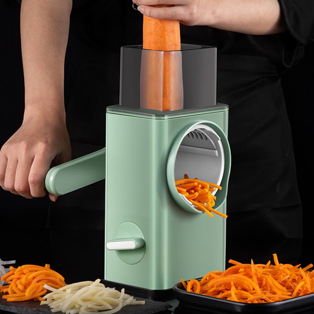 Shreader Tabletop Heavy Duty Manual Rotary Tabletop Vegetable Julienne Cutter Slicer Shr ...