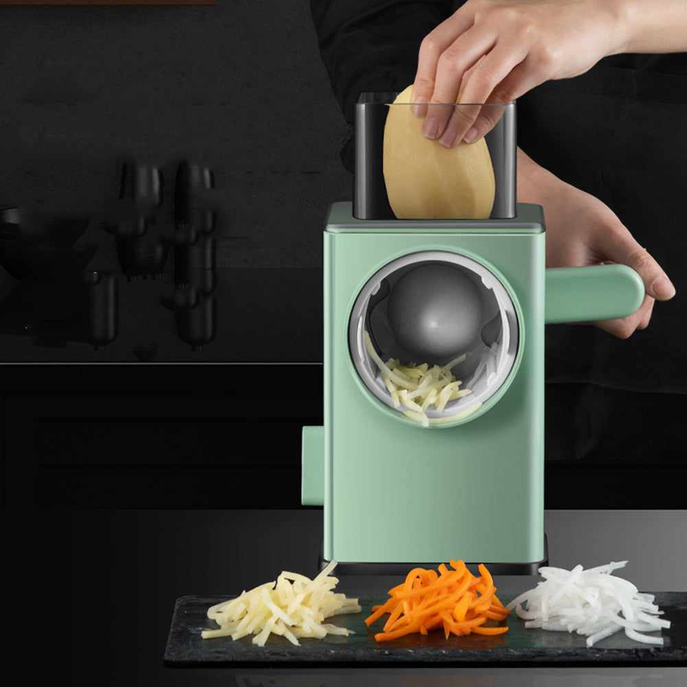 Shreader Tabletop Heavy Duty Manual Rotary Tabletop Vegetable Julienne Cutter Slicer Shr ...