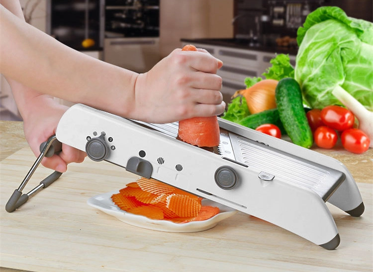 Premium 18-In-1 Vegetable And Fruit Food Mandoline Chopper Cutter And Slicer