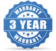 3 Year Warranty (67% of customers take this option)
