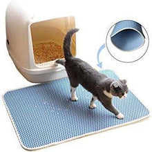 Load image into Gallery viewer, Soft surface Non-slip two-layer &amp; waterproof cat litter mat
