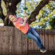 Outdoor Single Disk Tree Swing