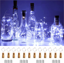 Load image into Gallery viewer, 10-Pack Wine Bottle Fairy Led String Lights With Cork
