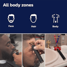 Load image into Gallery viewer, Rechargeable Professional T-Blade Barber Set | Cordless Barber Clippers - Until Times Up
