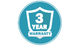 3 Year Warranty (67% of customers take this option)